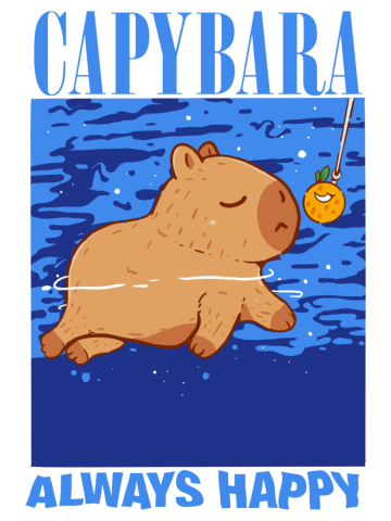 Capybara Always Happy