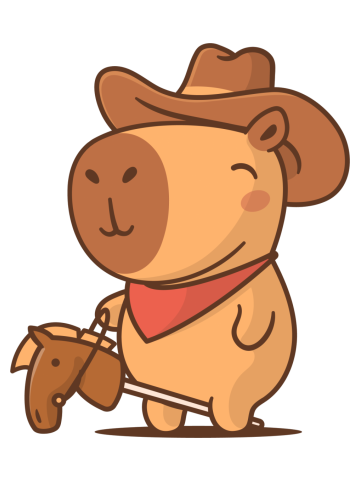 Capybara Cowboy