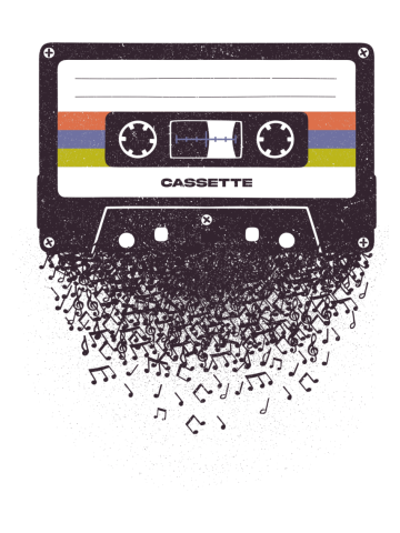 Cassette Swan Song Musical Notes
