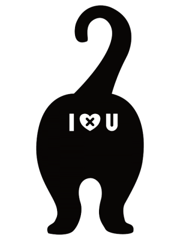 Cat Butt Saying I Love You