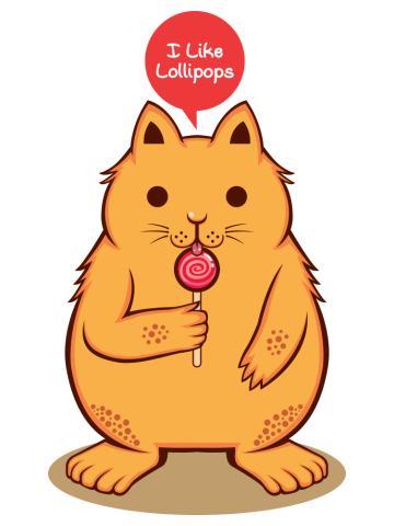 Cat I Like Lollipops
