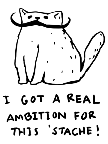 Cat Mustache