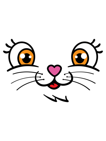 Cat Nose Mask Cute Kitty Cat Animal Pet Face Mask Girls