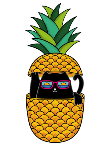 Cat Pineapple