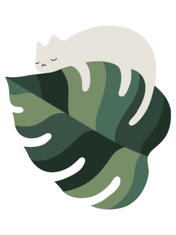 Cat and Plant 10: Take a break