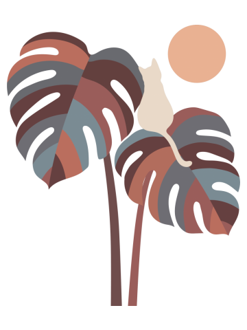 Cat and Plant 41
