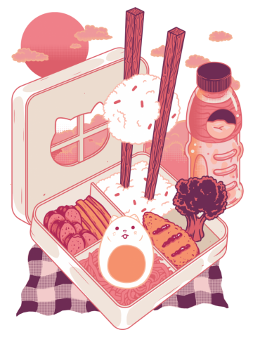 Cat in a bento box