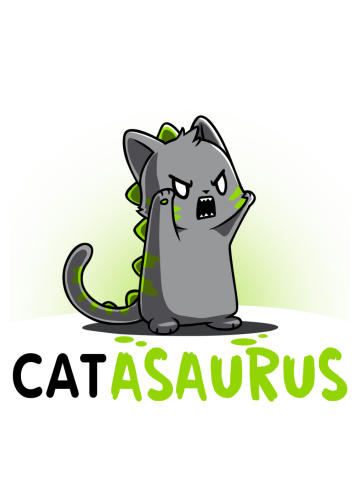 Catasaurus Cat and Dinosarus mashup