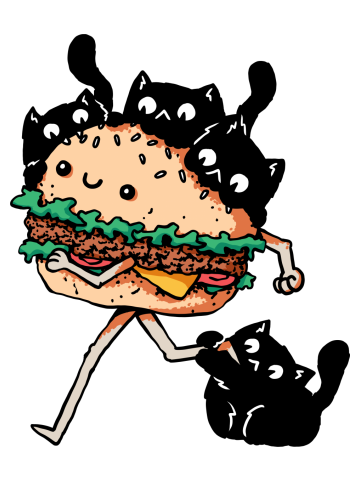 Cats and Burger