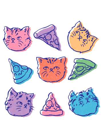 Cats and Pizzas