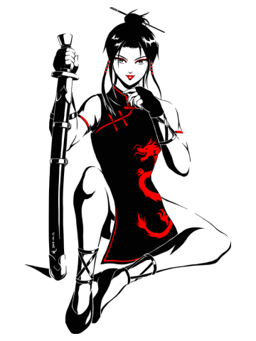 Cheongsam and dao