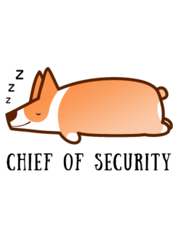 Chief of Security Corgi zzZZ