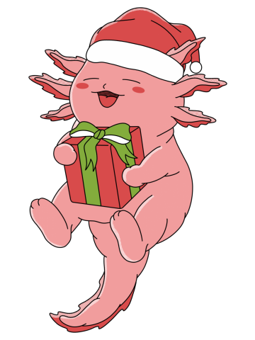 Christmas Axolotl
