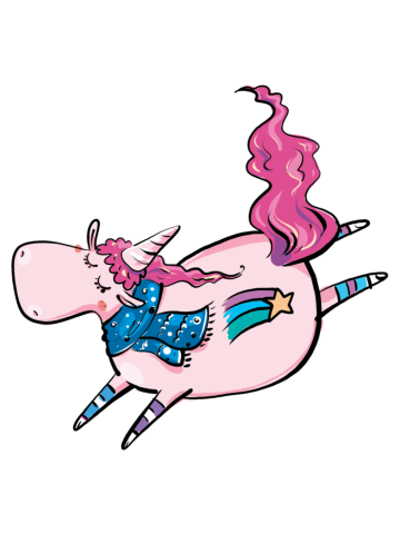 Christmas Unicorn Running