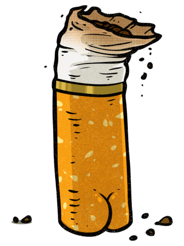 Cigarette Butt Butt