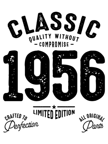Classic 1956 - 66th Birthday Retro Vintage