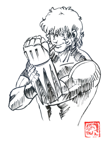 Cobra and grendizer fist