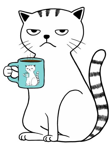 Coffee Cat Infinity