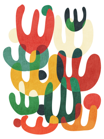 Colorful cactus