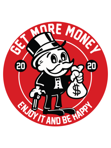 Comic - Get More Money - bright