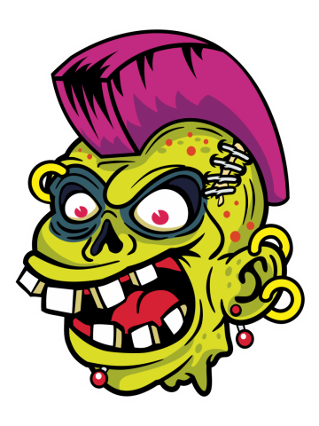 Comic - Zombie Brain - bright