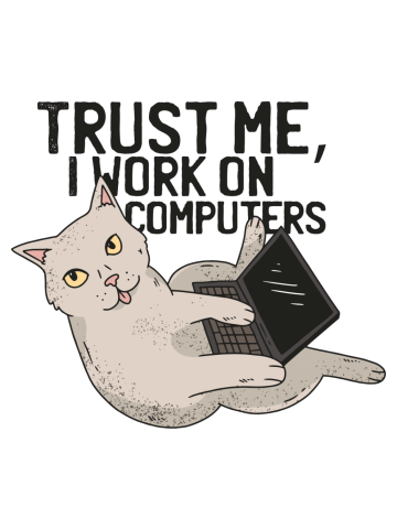 Computer Cat
