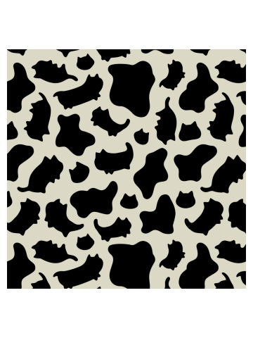 Cow Pattern Cat