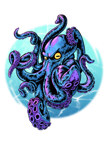 Crazy octopus