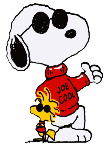 Cute Snoopy dog joe cool