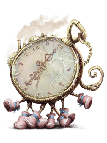 Cute Walking watch, wonderland, Just the clock