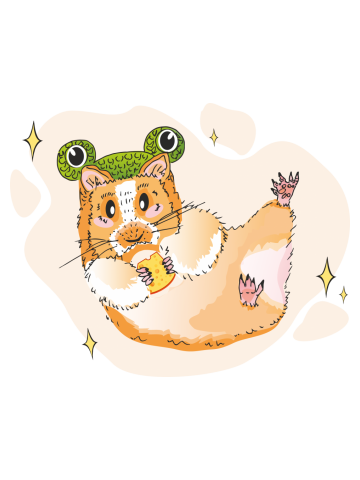 Cute hamster