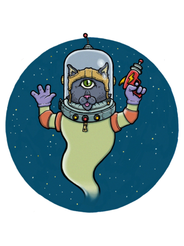 Cyclops space cat ghost