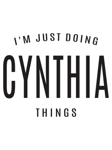 Cynthia Name Personalized Birthday Name Cynthia