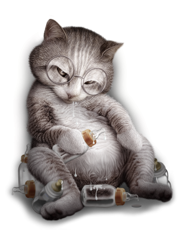 DRUNKARD CAT