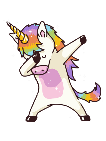 Dabbing Unicorn Shirt Dab Hip Hop Funny Magic
