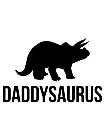 Daddysaurus Shirt Funny Dinosaur First Time Dad Gift Kids
