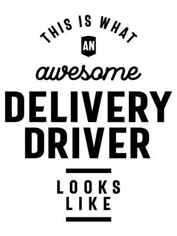 Delivery Driver Job Title Gift