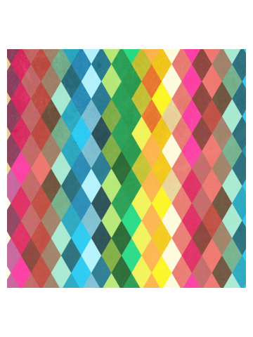 Diamond Color Spectrum Pattern