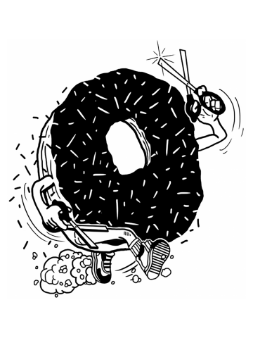 Donut Run with Scissors
