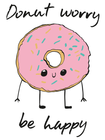 Donut worry be happy