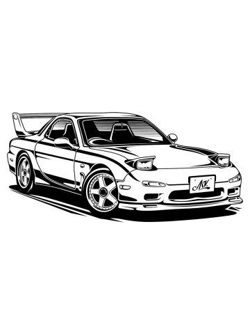 EUROBEAT INTENSIFIES - RX7 FD3S full-body version