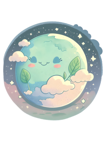 Earth Happy Lovers Space Science Planet Environment Clouds