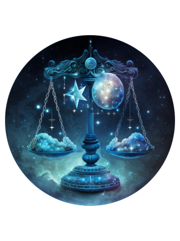 Elegant Cosmos Zodian Sign