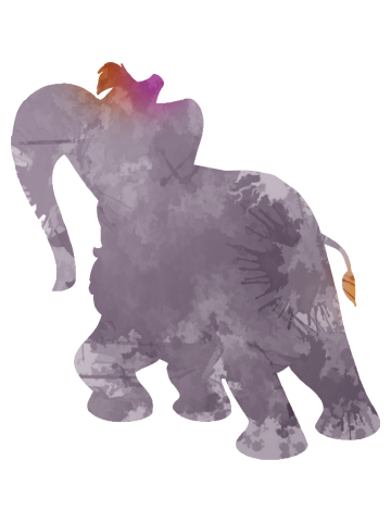 Elephant Inspired Silhouette