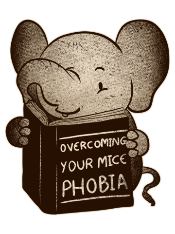 Elephant evercoming your mice phobia