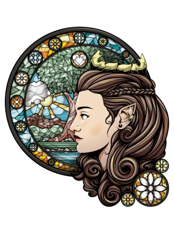 Elvish Stained Glass