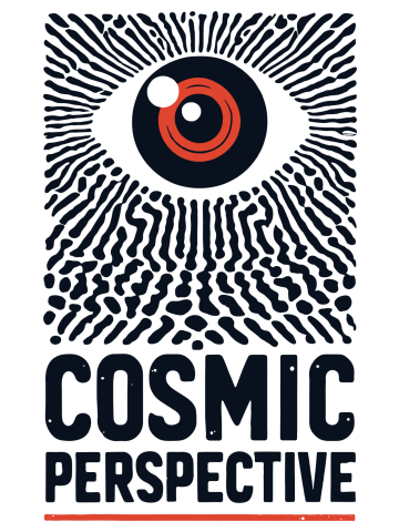 Ethereal Gaze: Cosmic Eye Flash Tattoo Design