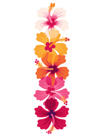 Falling Hibiscus