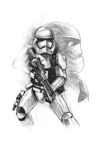 First Order Stormtrooper Sketch