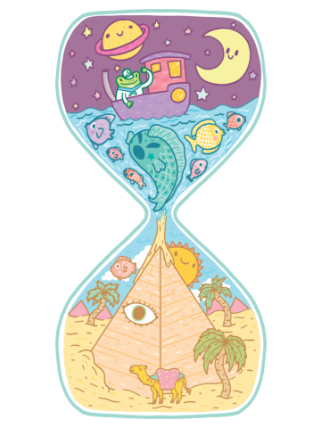 Flip Side Hour Glass
